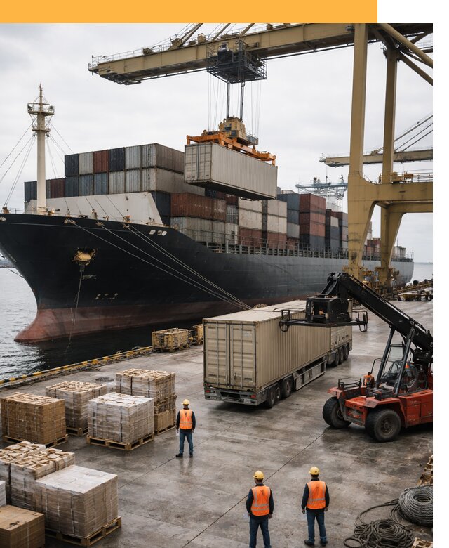 Морские перевозки из Индии: доставка FCL/LCL, таможня от 123588