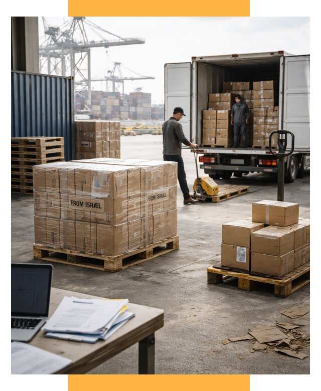 Доставка грузов из Израиля от 15449 р., логистика от СетСервис-Брз