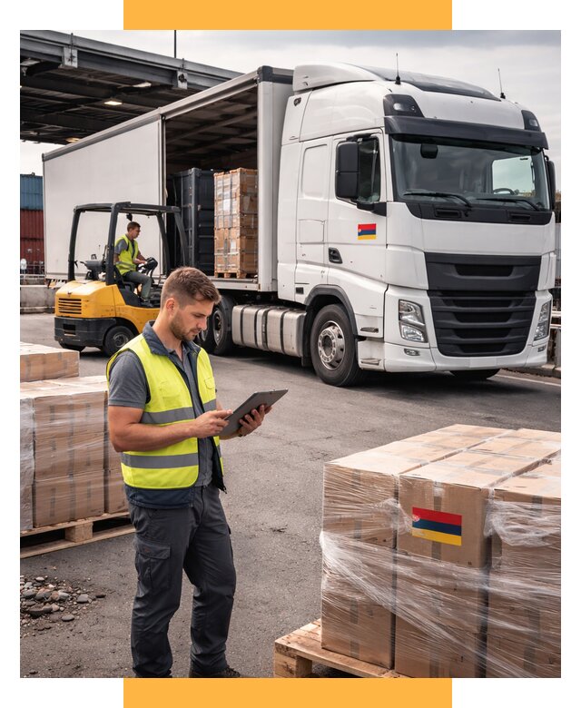 Автоперевозки из Армении от 97841 р. — услуги СетСервис-Брз