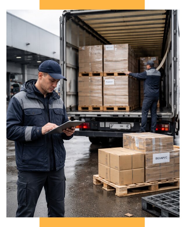 Доставка грузов из Беларуси от 15449 р. логистика СетСервис-Брз