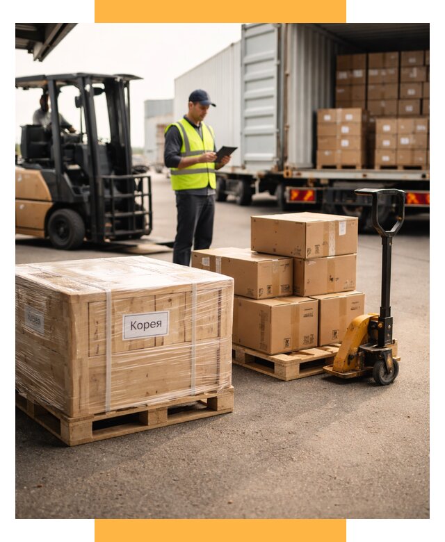 Доставка грузов в Корею из России от 36047 р. | СетСервис-Брз