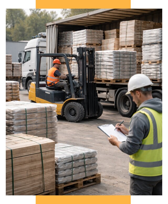 Перевозка строительных материалов от 5664 р. | СетСервис-Брз