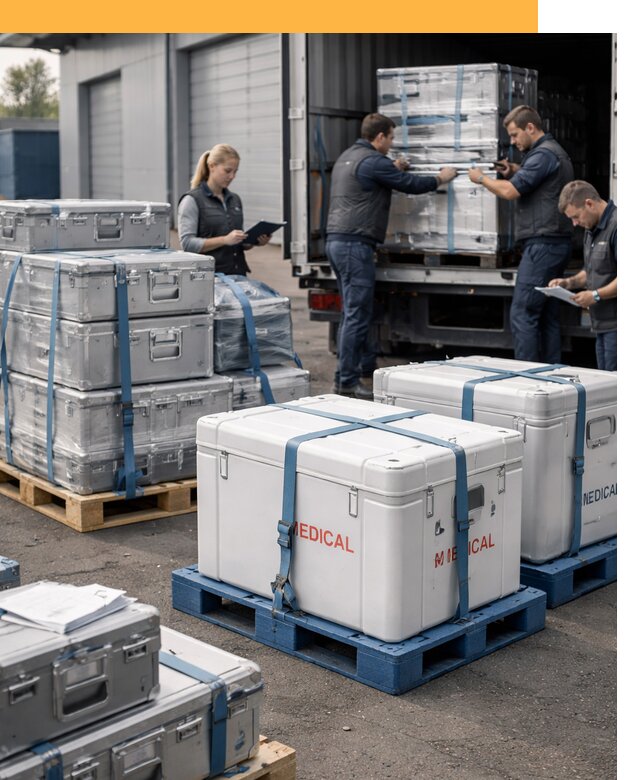 Перевозка медицинского оборудования по всему миру от 15449 руб