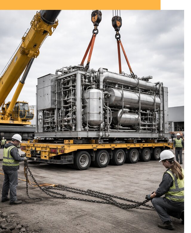 Перевозка тяжеловесных грузов по миру от 154485 руб