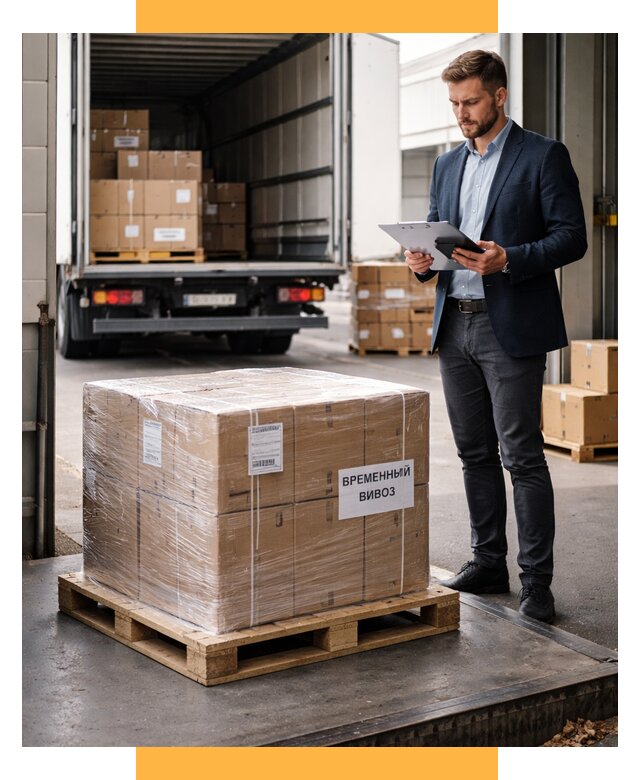 Временный вывоз товаров под ключ от 8239 р. | СетСервис-Брз