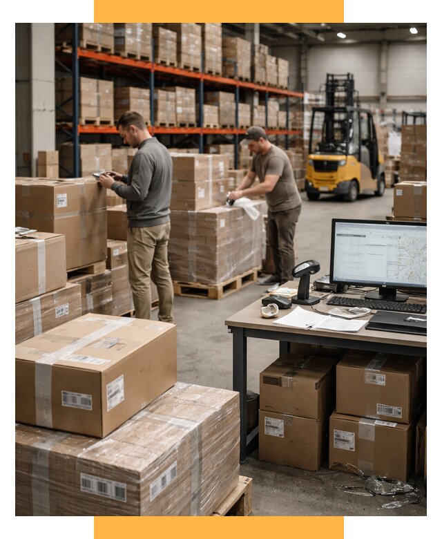 Склад консолидации в Европе от 6694 р., услуги СетСервис-Брз