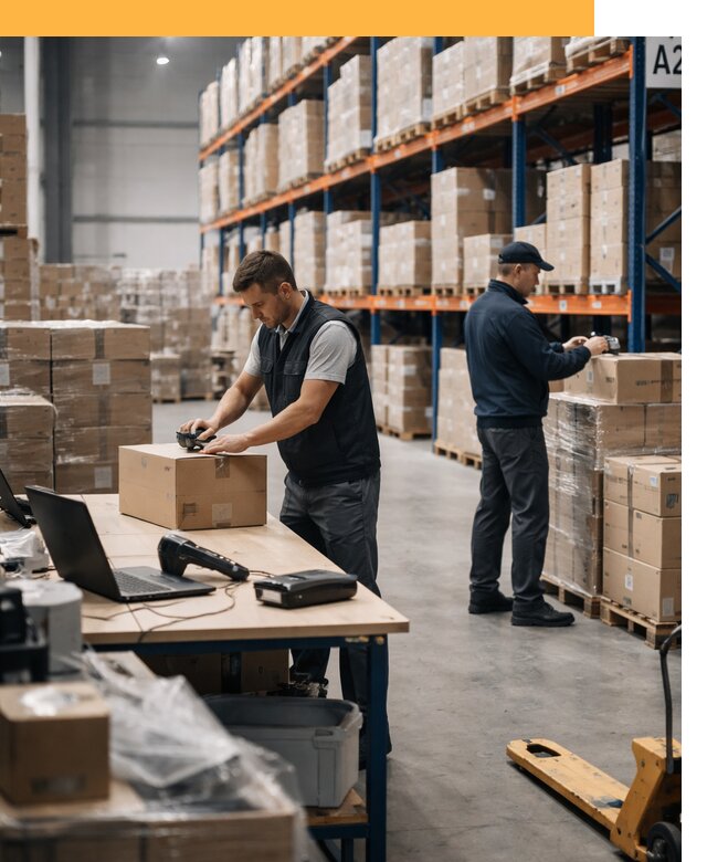 Склад консолидации в Европе: хранение, сортировка от 6694